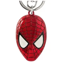 monogram int. Monogrammierter Marvel Spider-Man-Kopf-Schlüsselanhänger aus Metall
