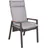 Garden Pleasure MATERA Gartenstuhl 56,5 x 65 x 110 cm grau 1 St.
