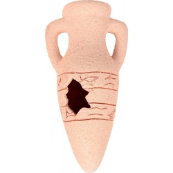 Zolux Sanded amphora 22 cm, Aquarium Dekoration