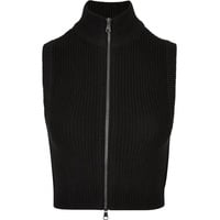 URBAN CLASSICS Short Knit Vest Cardigan in Schwarz, Größe XXL