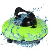 Rosvola - Poolroboter, 120 Min. kraftvolle Reinigung, kabelloser Poolreiniger-Staubsauger, automatisches Parken