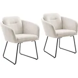 INOSIGN Esszimmerstuhl Sphere Polyester beige 2er Set