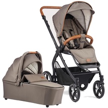 Gesslein FX4 Soft+ mit Aufsatz STYLE, Baby Erstausstattung (leichtes Kinderwagen Set Liege- und Babyschalenadapter
