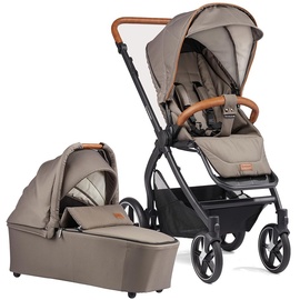 Gesslein FX4 Soft+ mit Aufsatz STYLE, Baby Erstausstattung (leichtes Kinderwagen Set Liege- und Babyschalenadapter