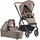 Gesslein FX4 Soft+ mit Aufsatz STYLE, Baby Erstausstattung (leichtes Kinderwagen Set Liege- und Babyschalenadapter