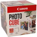 Canon Photo Cube Creative Pack, Orange - PP-201 Glossy II Photo Paper 5x5" (40 Sheets) + Photo Frame - Compatible with Canon PIXMA Printers