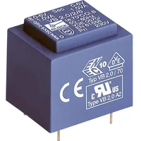 Block VB 2,8/2/12 Printtransformator 1 x 230V 2 x 12 V/AC 2.80 VA 116mA