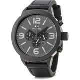 TW Steel Marc Coblen Edition Chrono mit Lederband 50 MM Grey Sunray/Black TWMC67