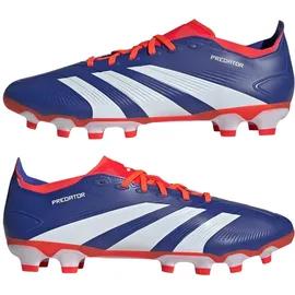 adidas Predator League MG Herren Lucid Blue/Cloud White/Solar Red 48 2/3