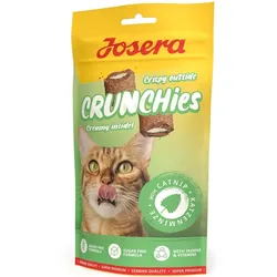 JOSERA Crunchies mit Katzenminze 60 g knusprige Leckerlis mit Katzenminze für Katzen
