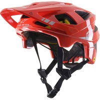Alpinestars Vector Tech A2 Helm black/red/light gray glossy (8700721-3199)