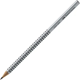 Silber Bleistift Grip 2001 | Schwarze Mine HB | Faber-Castell