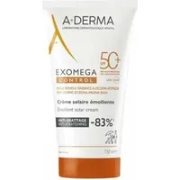 A-Derma Exomega Control Emollient Solar Cream Schutzcreme Für Gesicht