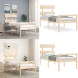 Seniorenbett Mit Kopfteil Massivholz - Seniorenbett -  Seniorenbetten - Home & Living