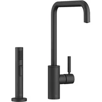 Dornbracht META Square Einhebelmischer für Spül-/ Profibrause Schwarz matt