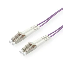 Roline LWL-Kabel 50/125μm OM4, LC/LC, violett, 1 m