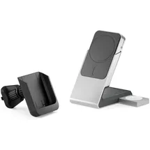 Alogic Matrix+ Wireless 3-in-1 Ladestation MagSafe + Vent Mount 5.000mAh Powerbank