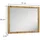 Vicco Wandspiegel Selena 70 x 55 cm Eiche
