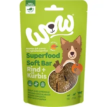 Wow Superfood Soft Bar 150 Gramm Hundesnack Rind mit Kürbis