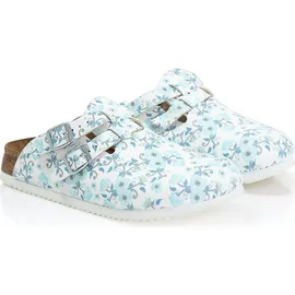 Birkenstock Kay SL Birko-Flor, Blooming Roses Black, schmal 36