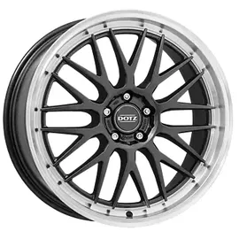 DOTZ Bilbao dark 7 x 17 4 x 100 ET38 MB60,1 Grau