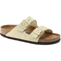 Birkenstock Unisex Arizona Sandal Soft Footbed Almond Suede 42 N EU - 42 EU