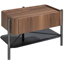 AC ANGEL CERDÁ Angel Cerdá  Nachttisch in Walnussholz furniert 7138C