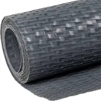 vidaXL Balkon-Sichtschutz Anthrazit 500x100 cm Poly Rattan - Grau