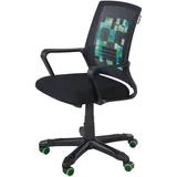 Phoenix Minecraft Drehstuhl Kunststoff Schwarz