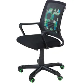 Phoenix Minecraft Drehstuhl Kunststoff Schwarz