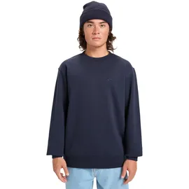 QUIKSILVER Salt Water Crew Fleecepullover, Schwarz, Größe L