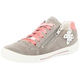 superfit Mädchen Tensy Sneaker, Hellgrau 2000, 34 EU Weit