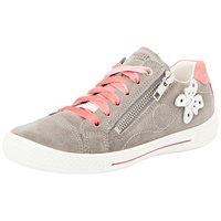 superfit Mädchen Tensy Sneaker, Hellgrau 2000, 34 EU Weit