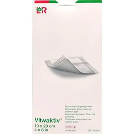 Lohmann & Rauscher Vliwaktiv Aktivkohle-saugkomp.10x20 cm steril