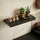 Relaxdays Wandregal 40 x 4 x 23 cm Schwarz