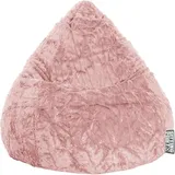 Magma Heimtex Sitzsack MAGMA HEIMTEX BeanBag FLUFFY XL Sitzsäcke Gr. B: 110 cm, rosa (altrose) Baby Sitzsäcke