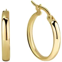 Fascination by Ellen K. Creolen 333 Gold gelb 17,5mm