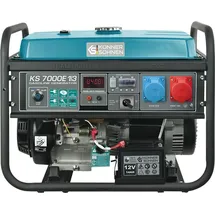 Könner & Söhnen KS7000E-1/3 Stromerzeuger Generator Benzin Notstromaggregat 5500W mit E-Start