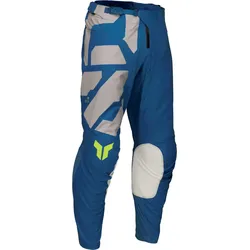Thor Launchmode Forge, Textilhose - Blau/Grau/Neon-Grün - 34