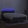 vidaXL Boxspringbett 140 x 200 cm Dunkelgrau