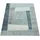 Paco Home In- Outdoor Terrassen Teppich Geometrisches Design Pastell Türkis Grau Creme, Grösse:60x100 cm