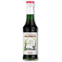 Monin Konzentrat Matcha Grüner Tee (1 x 0,25l) – Matcha Latte Sirup für Kaffee, Eistee & Smoothies – Getränkekonzentrat für Barista, Cocktails & Desserts