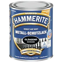 Hammerite Metall-Schutzlack 750 ml schwarz glänzend