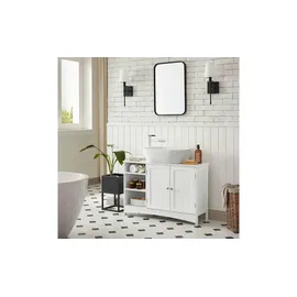 Möbel Kraft Waschbeckenunterschrank 90 x 60 cm Weiß