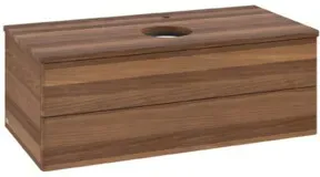 V&B Waschtischunterschrank ohne Frontstruktur Antao 100x36x50cm, HL, WBP w. wal, w. wal
