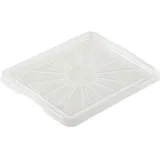 KEEEPER Deckel für Aufbewahrungsbox Franz, Größe: M, 35 x 27 cm, Franziska, Transparent, Hellgrau
