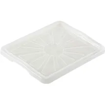KEEEPER Deckel für Aufbewahrungsbox Franz, Größe: M, 35 x 27 cm, Franziska, Transparent, Hellgrau