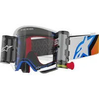 Alpinestars Supertech Corp Roll-Off Motocross Brille, blau-orange für Männer