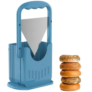 Brötchenschneider, Brötchenschneider, Brotschneider für Küche, Bagelschneider, spülmaschinenfester Bagelschneider mit handlichem Griff für