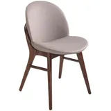 Angel Cerda Stuhl, Taupe, Holzwerkstoff, Echtholz,Schima, Uni, 1-Sitzer, Füllung: Polyetherschaumkern,Polyurethan (PUR),Polyurethan (Pur), nicht einzeln stellbar,Freiform,Freiform, 47x81x59 cm, FSC 100%, Esszimmer, Stühle, Esszimmerstühle, Vierfußstühle